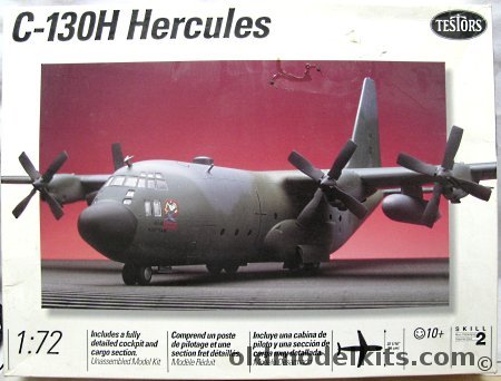 Testors 1/72 C-130H Hercules - USAF / Canadian and Royal Australian Air Forces, 665 plastic model kit